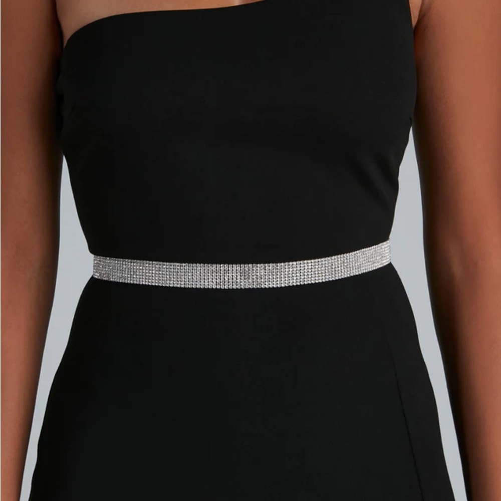NWT Rhinestone Chain Belt
